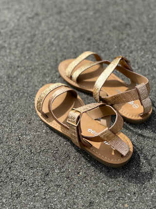 Weeboo Gold Sandals