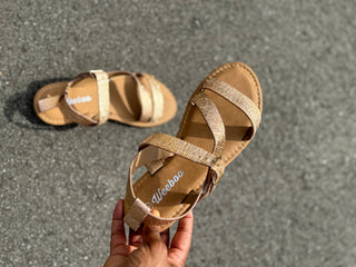 Weeboo Gold Sandals